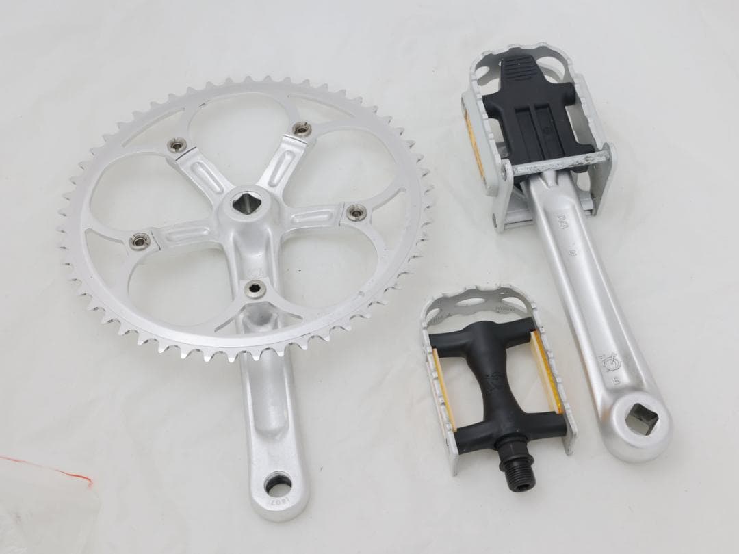 Brompton 純正クランク ペダル＋SUGINO 53T 日本製 カスタム外