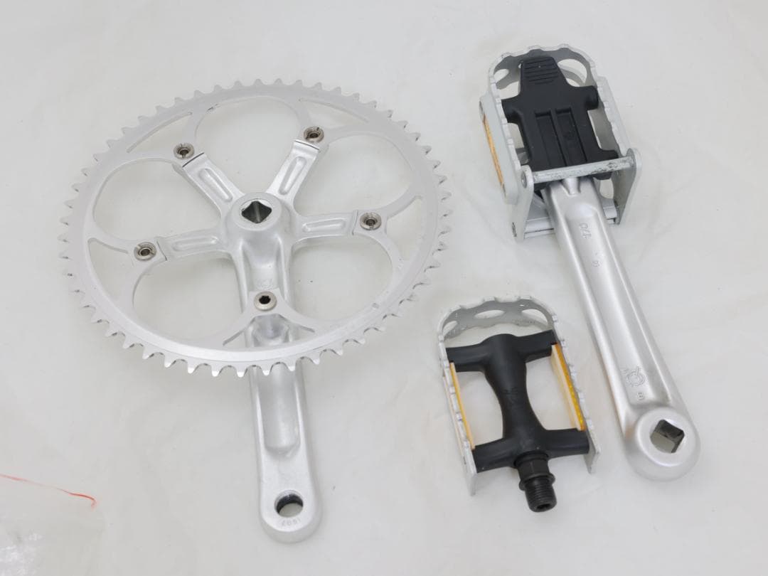 Brompton 純正クランク ペダル＋SUGINO 53T 日本製 カスタム外