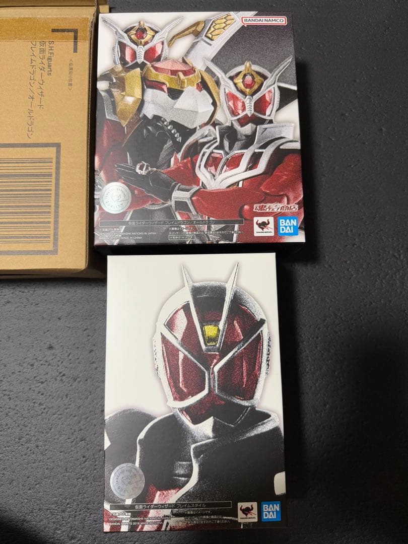 S.H.Figuarts 真骨彫　仮面ライダー 5点 ウィザード バース　W