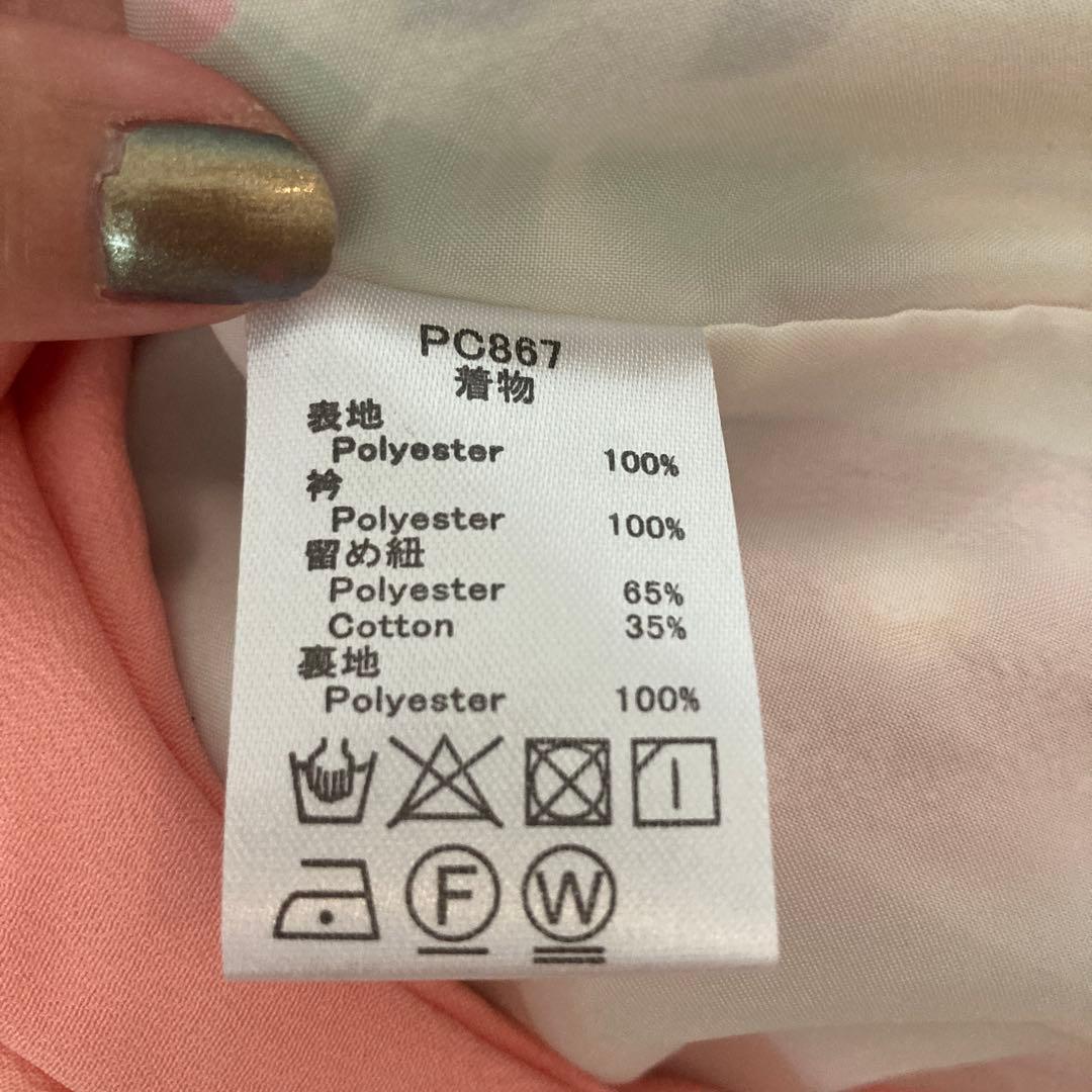 k*k様 七五三 3歳 女の子 着物 被布　セット 襦袢 草履 髪飾り