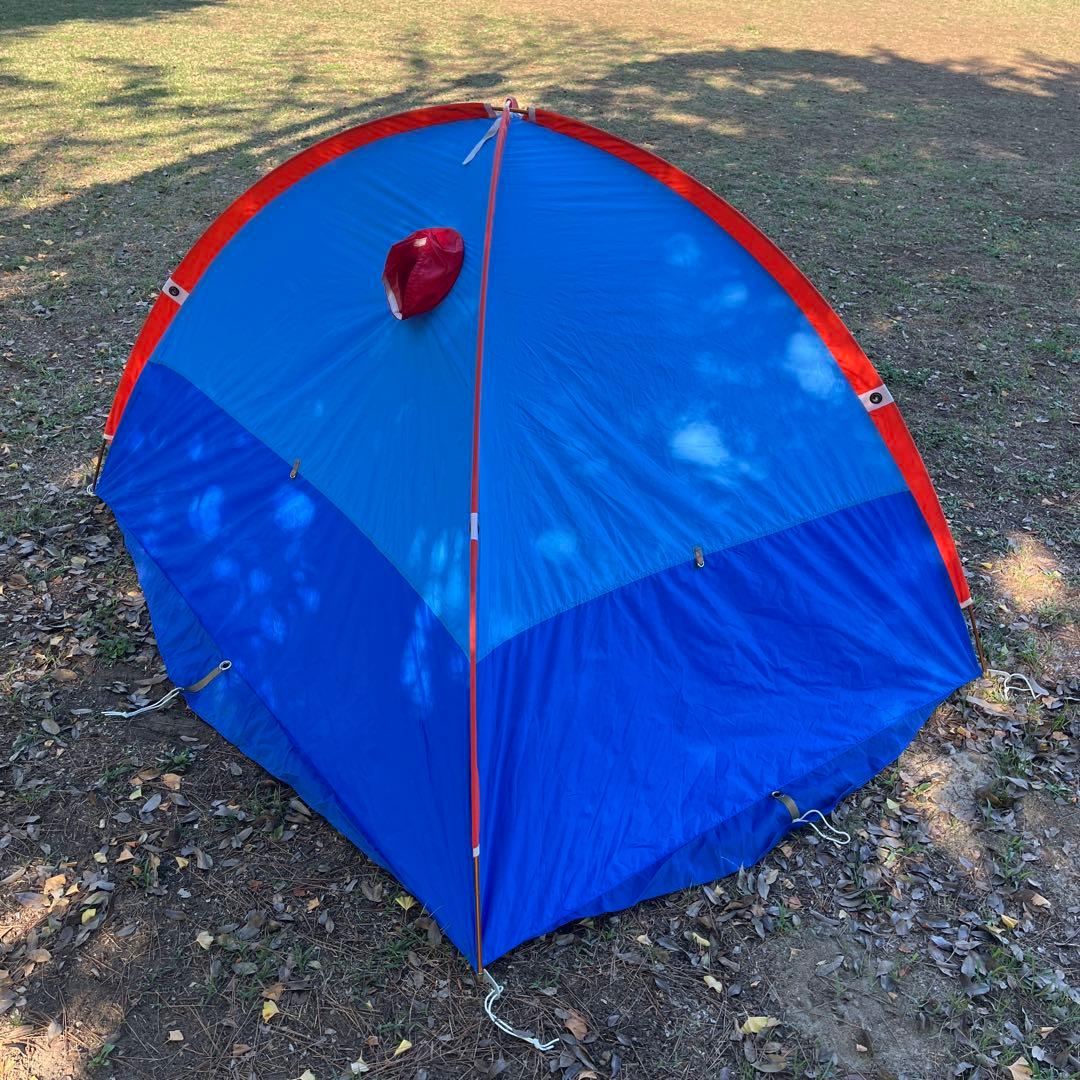 ベルテント 2～4人用 アウトドア キャンプ 大型 UVカット 防虫ネット