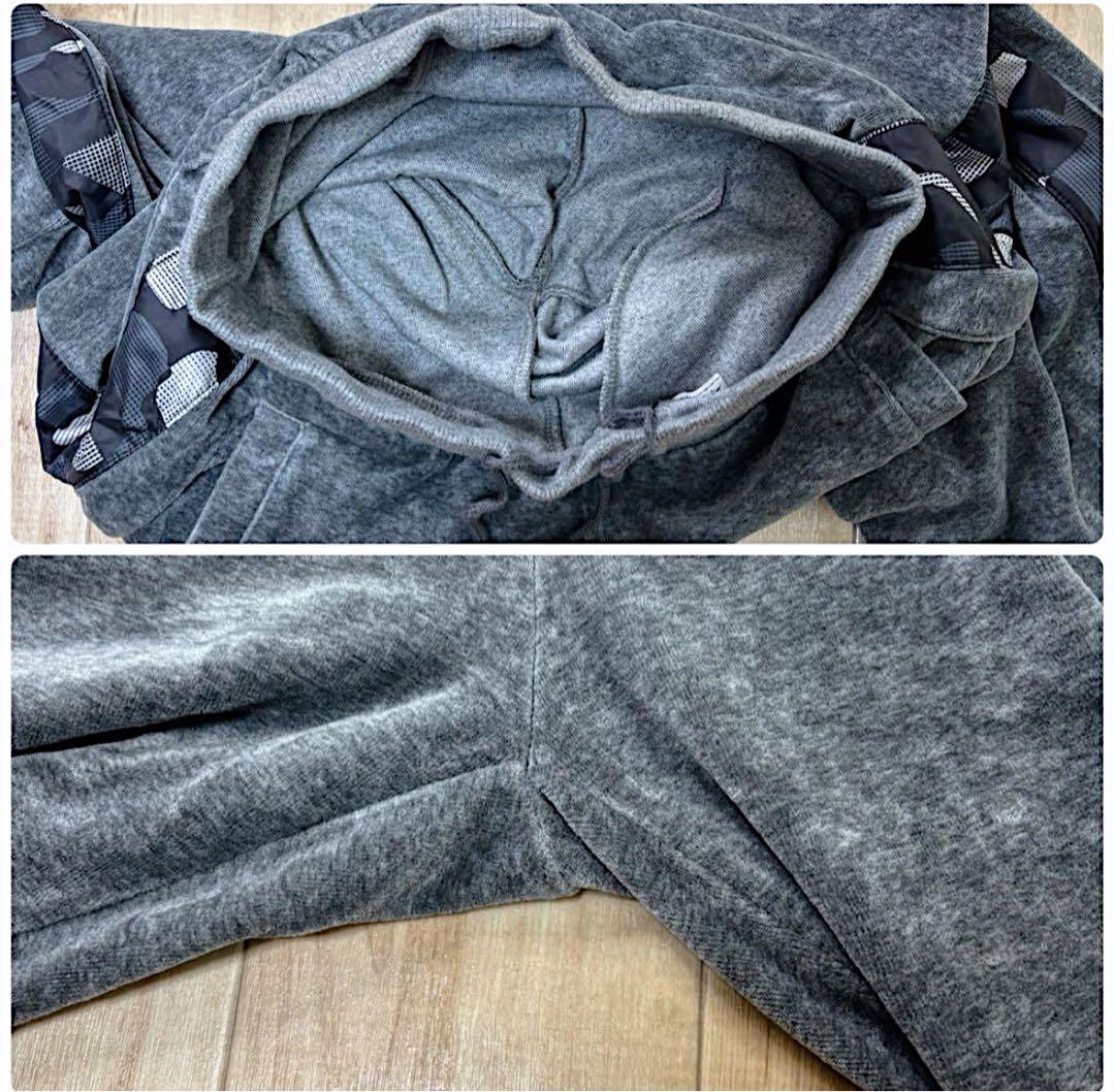 プーマベロアトラックスーツジャケットパンツ上下セットアップ迷彩