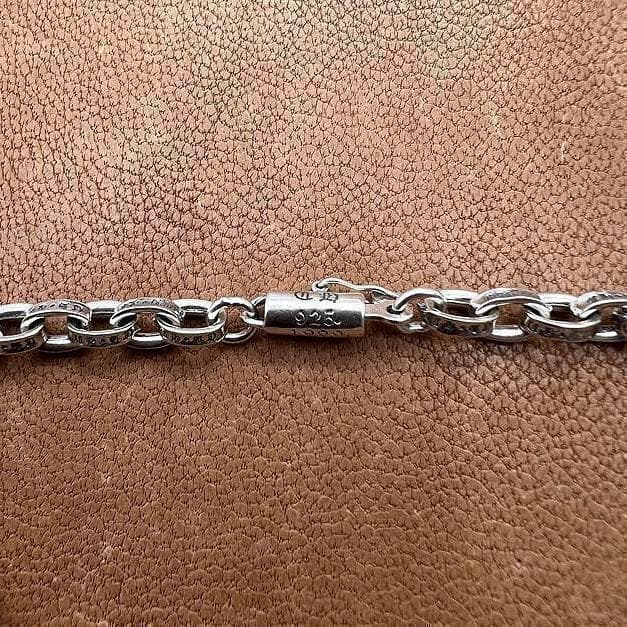 ペーパーチェーン ブレスレット シルバー 925 20cm 4204