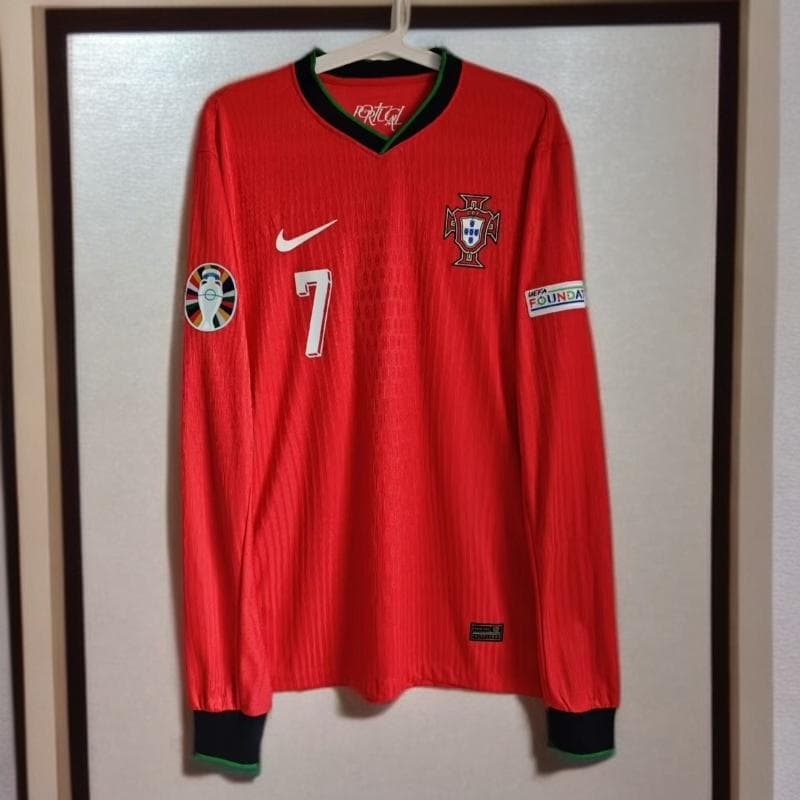 2024ヨーロッパカップ ポルトガル代表 ロナウド 長袖 シャツ 7番