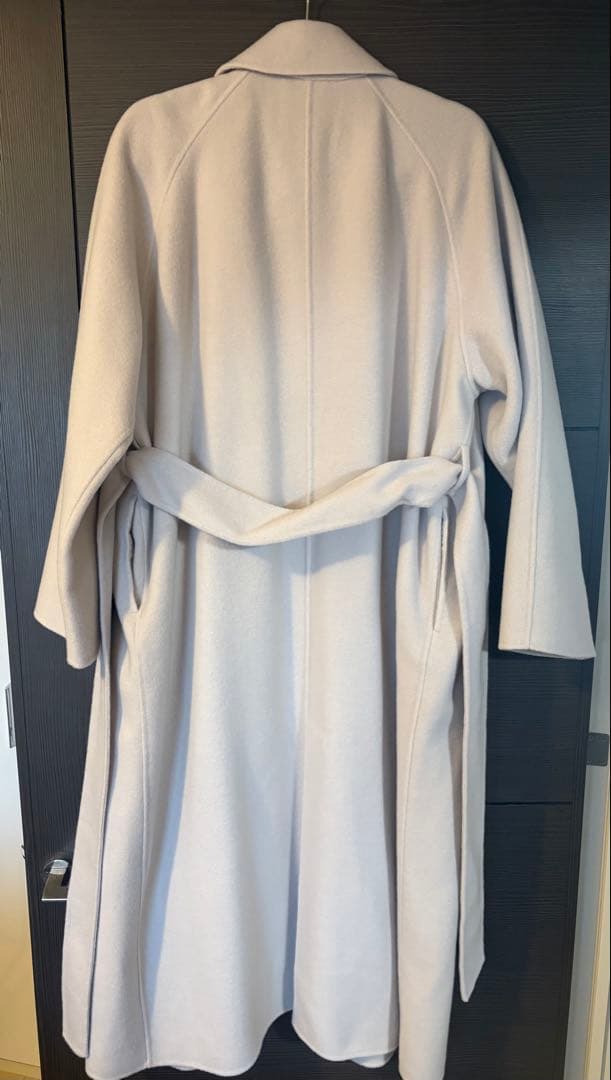 【N.O.R.C】未使用 ロングリバーコート　ライトグレー　サイズ３
