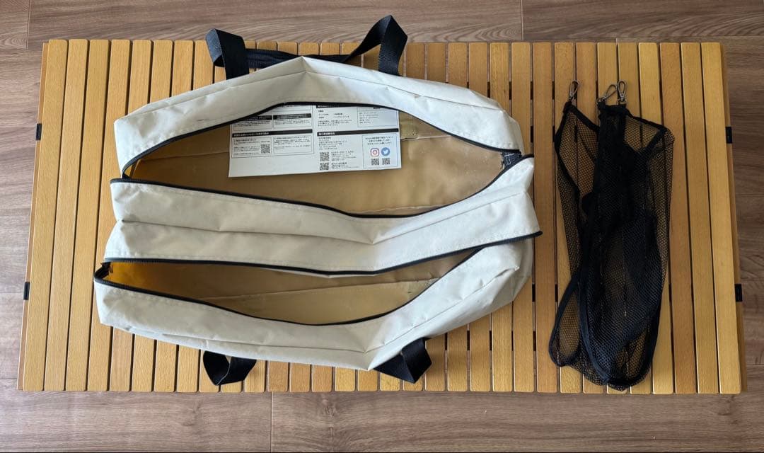 WAQ × DOORS　FOLDING WOOD TABLE