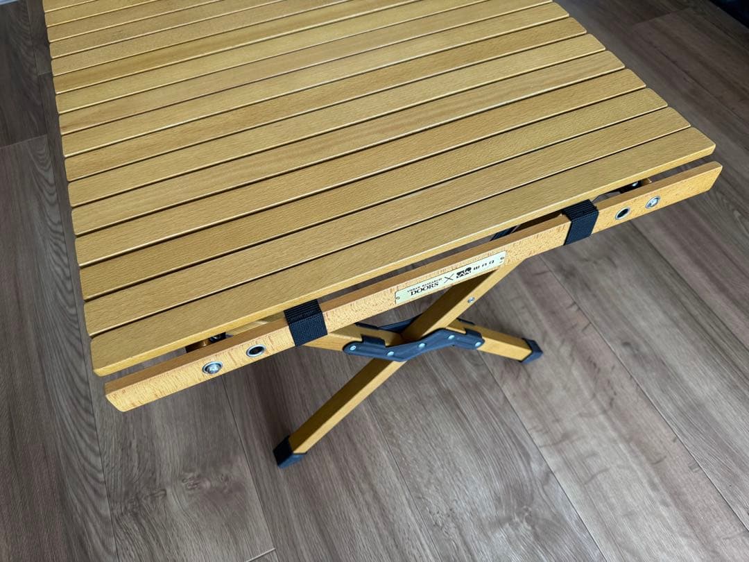 WAQ × DOORS　FOLDING WOOD TABLE