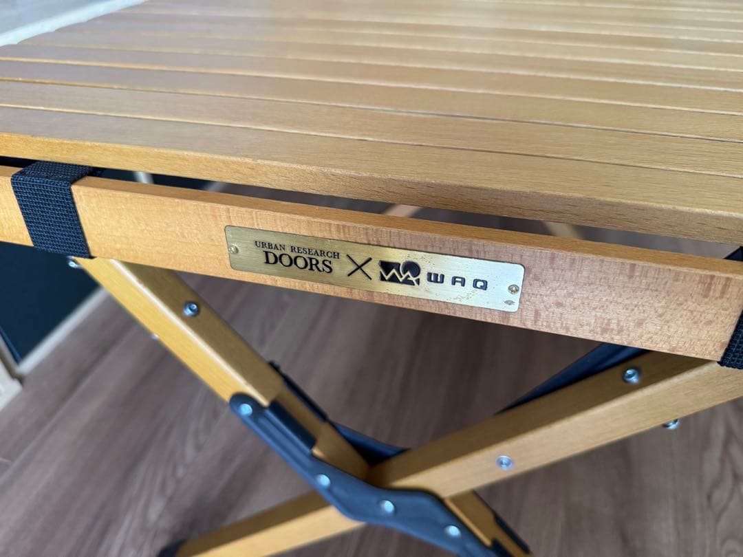 WAQ × DOORS　FOLDING WOOD TABLE