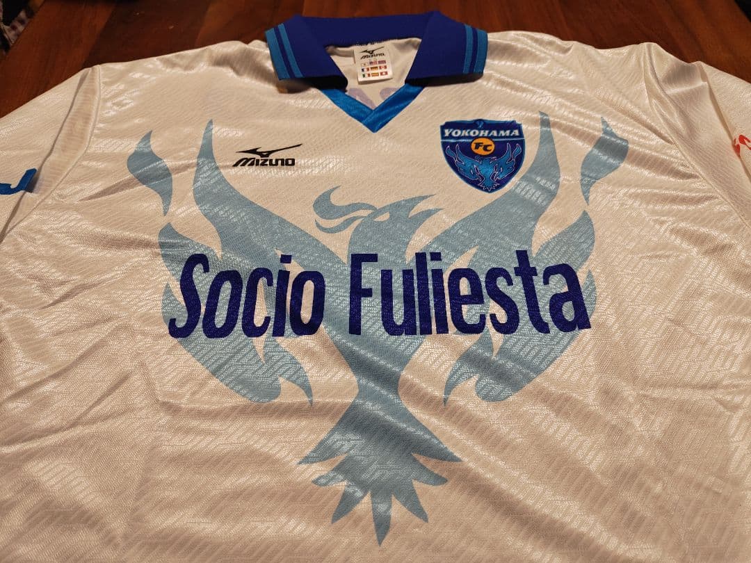 横浜FC ホーム ユニフォーム 1999年 初年度モデル MIZUNO製 ＸＯ