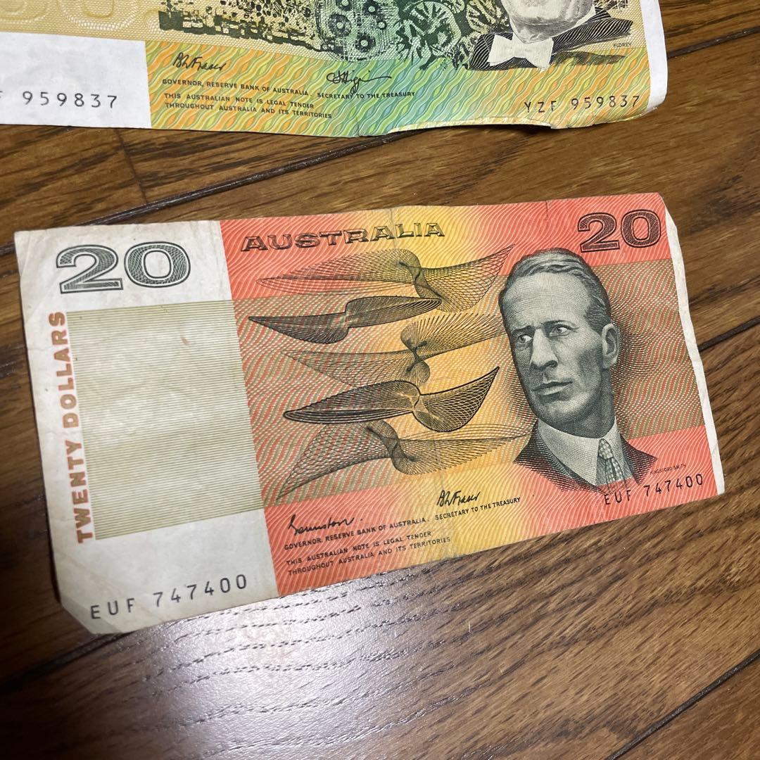オーストラリア 旧紙幣 セット 5ドル 10ドル 20ドル 50ドル - メルカリ