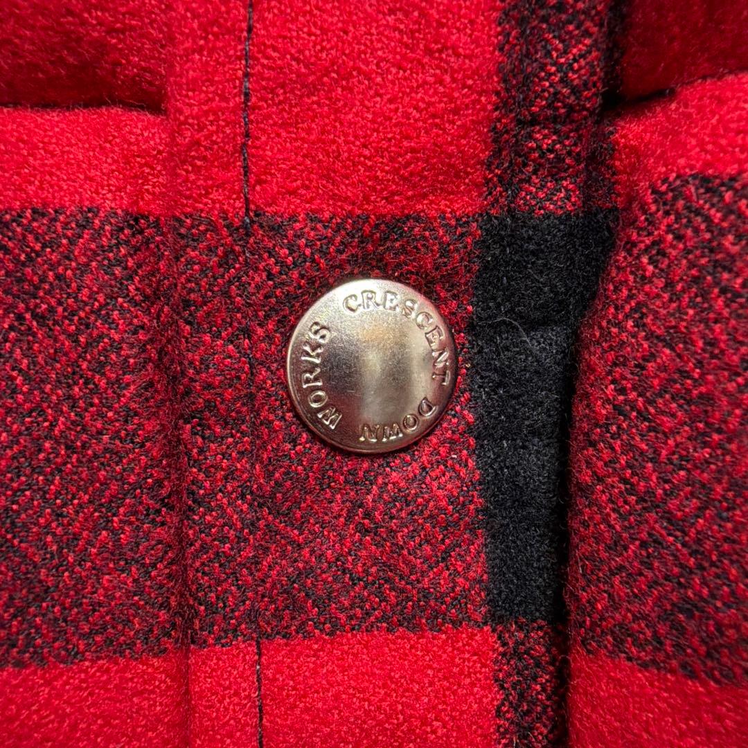 ボーイズマーケット別注クレセントダウンバッファローチェック未使用品