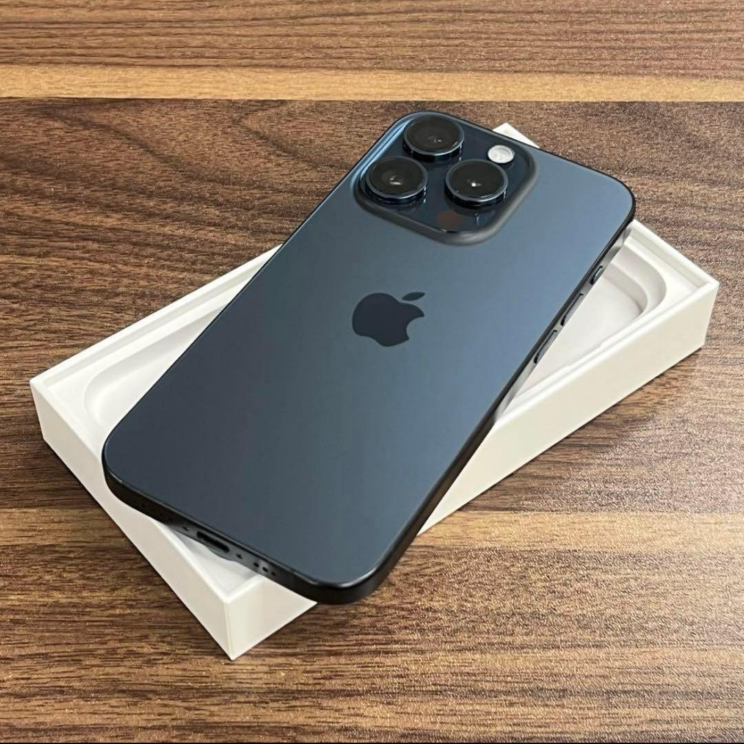 Apple iPhone 15 Pro ブルーチタニム 128GB 本体