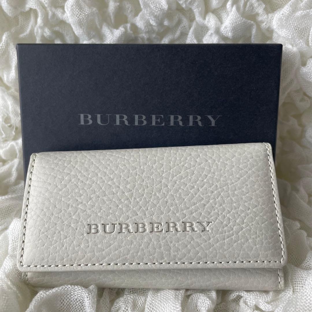 ✨新品未使用・箱付き✨　BURBERRY キーケース　ノバチェック　5連　刻印