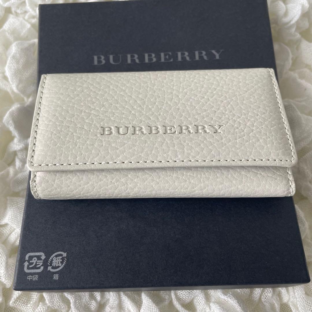 ✨新品未使用・箱付き✨　BURBERRY キーケース　ノバチェック　5連　刻印