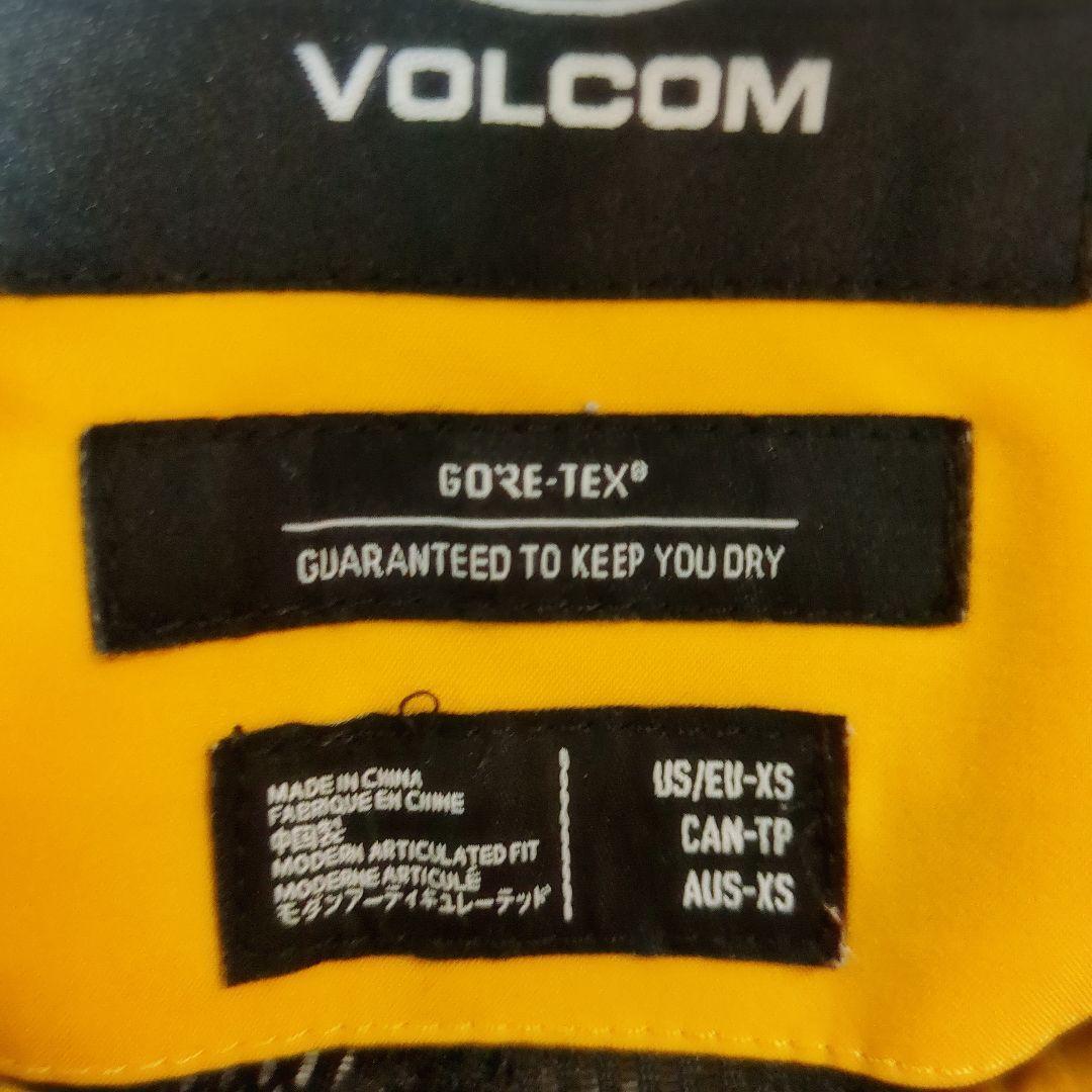 3142 ボルコム スノボウェア パンツ ゴアテックス イエロー XSサイズ