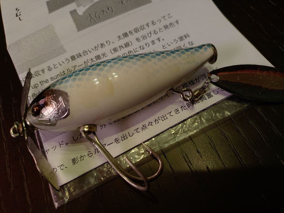 痴虫チムシちむし　ちいさい海馬75 オイカワオス美品