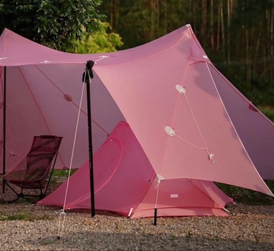 希少 新品 未使用 プレテント ライトロック 2P ピンク　Pretents