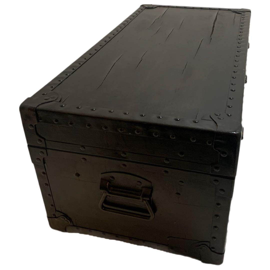 US VINTAGE 50s US ARMY 1955 ミリタリーボックス 黒P