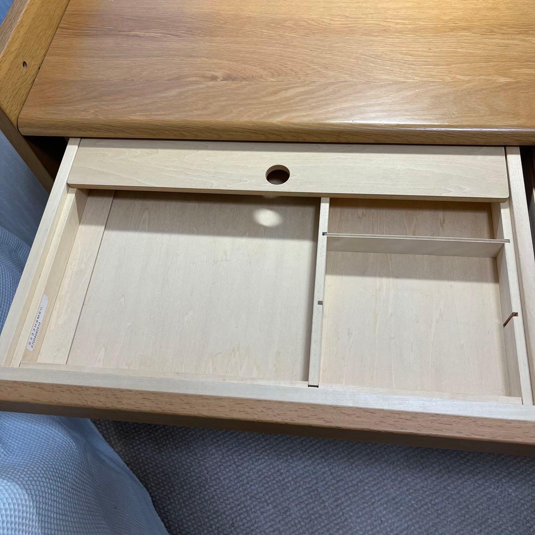 ベネッセ　カリモク　学習机①のみ 『①と②ワゴン引き出し2点セット』