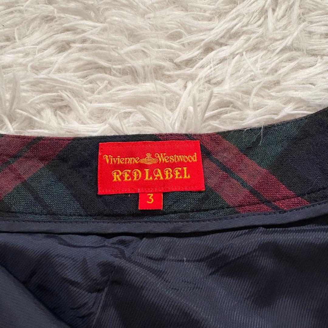 ヴィヴィアンウエストウッド レッドレーベル チェック スカート オーブ