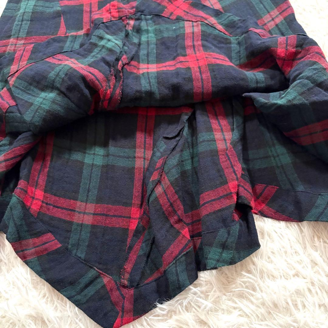 ヴィヴィアンウエストウッド レッドレーベル チェック スカート オーブ