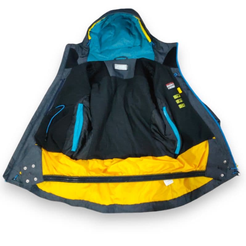 フェニックス 防水透湿スキーウェア 中綿防寒 ジャケット メンズM インディゴ