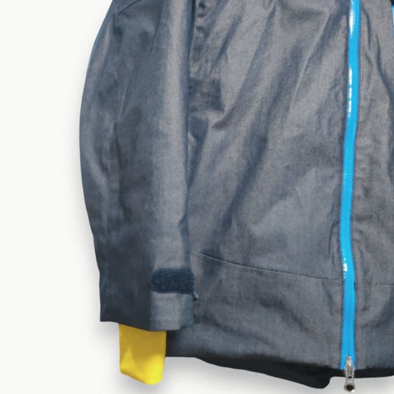 フェニックス 防水透湿スキーウェア 中綿防寒 ジャケット メンズM インディゴ