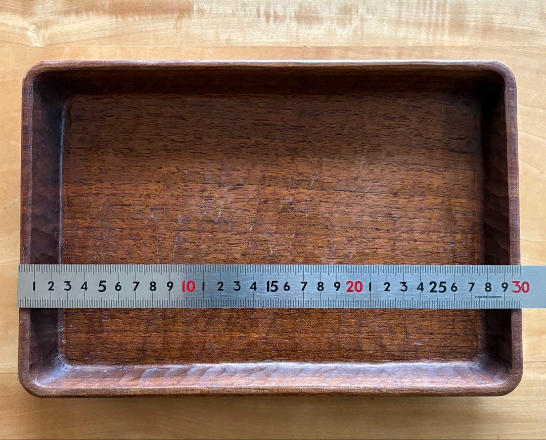 三谷龍二　トレイ　盆　角盆　トレー　皿　器　木工　作家