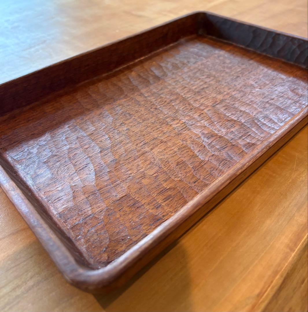三谷龍二　トレイ　盆　角盆　トレー　皿　器　木工　作家