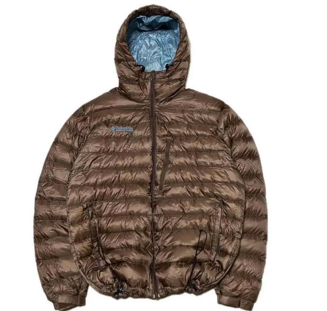 コロンビア クレイターレイク ジャケット アルパインダウン ブラウン x
