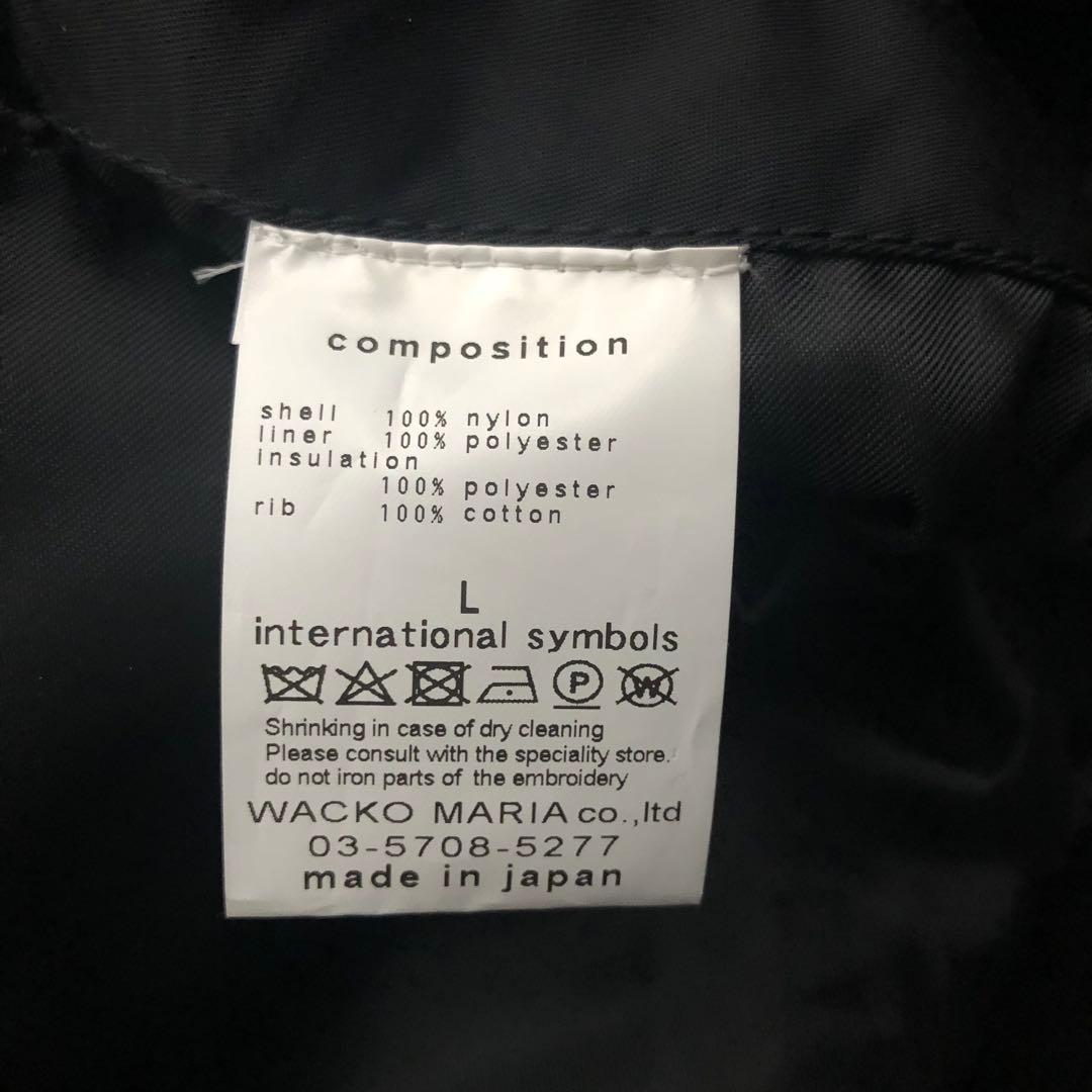WACKO MARIA バーシティジャケット L 黒.