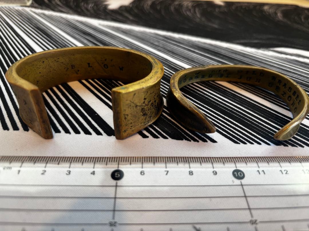 BLOW JUNUEZONO ジュンウエゾノ 真鍮バングル 2種セット