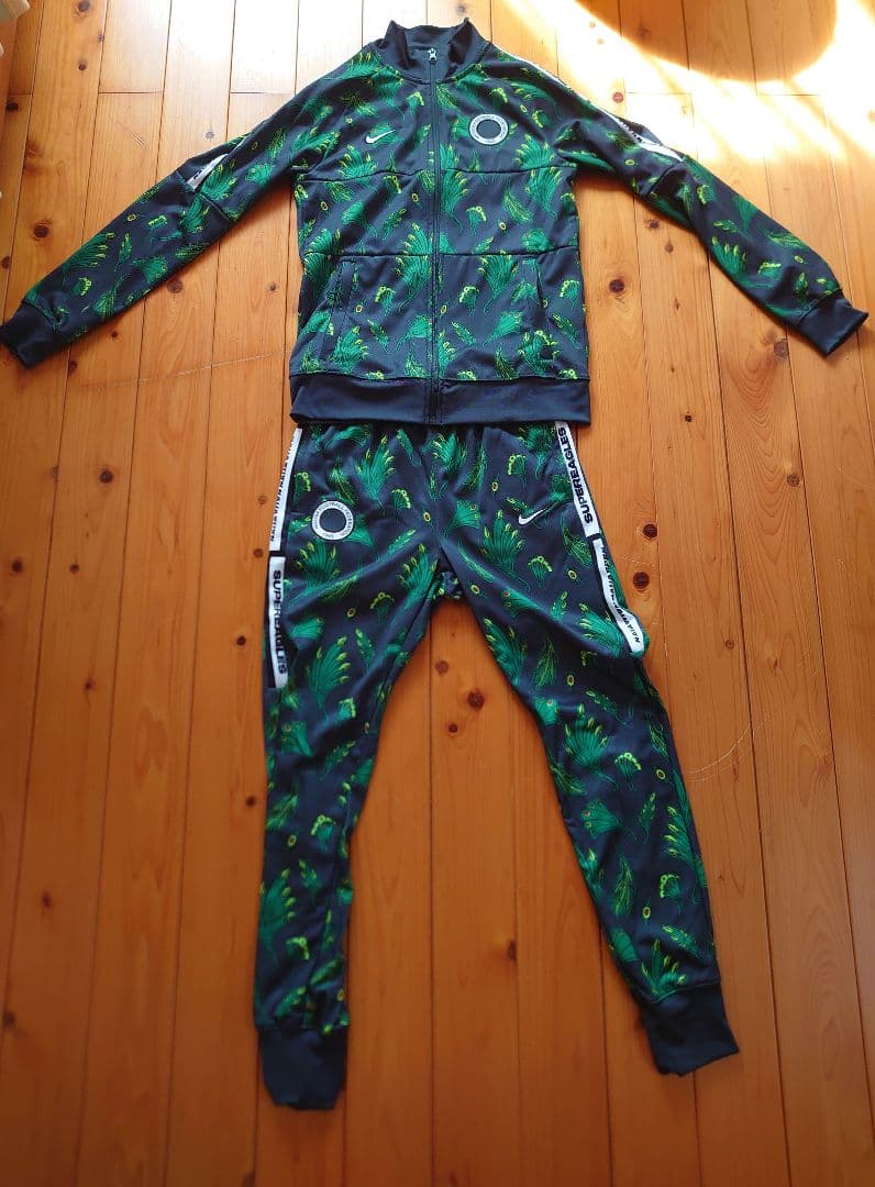ナイキ サッカー ナイジェリア代表 アンセムジャケット 上下セット Sサイズ NIKE メンズ Sサイズ ナイキ ナイジェリア代表 ジャージ ジャケット