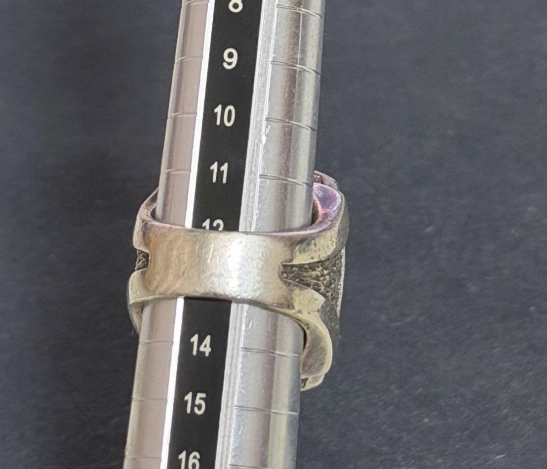 ボッテガ シルバー 925 アンティーク リング シグネット 印台 古着