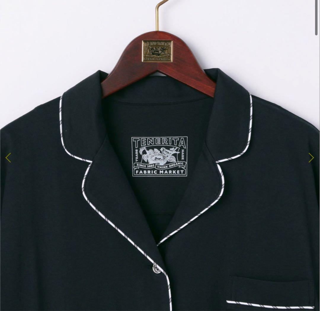 新品TENERITA オーガニックコットン プレーンジャージレディースワンピース