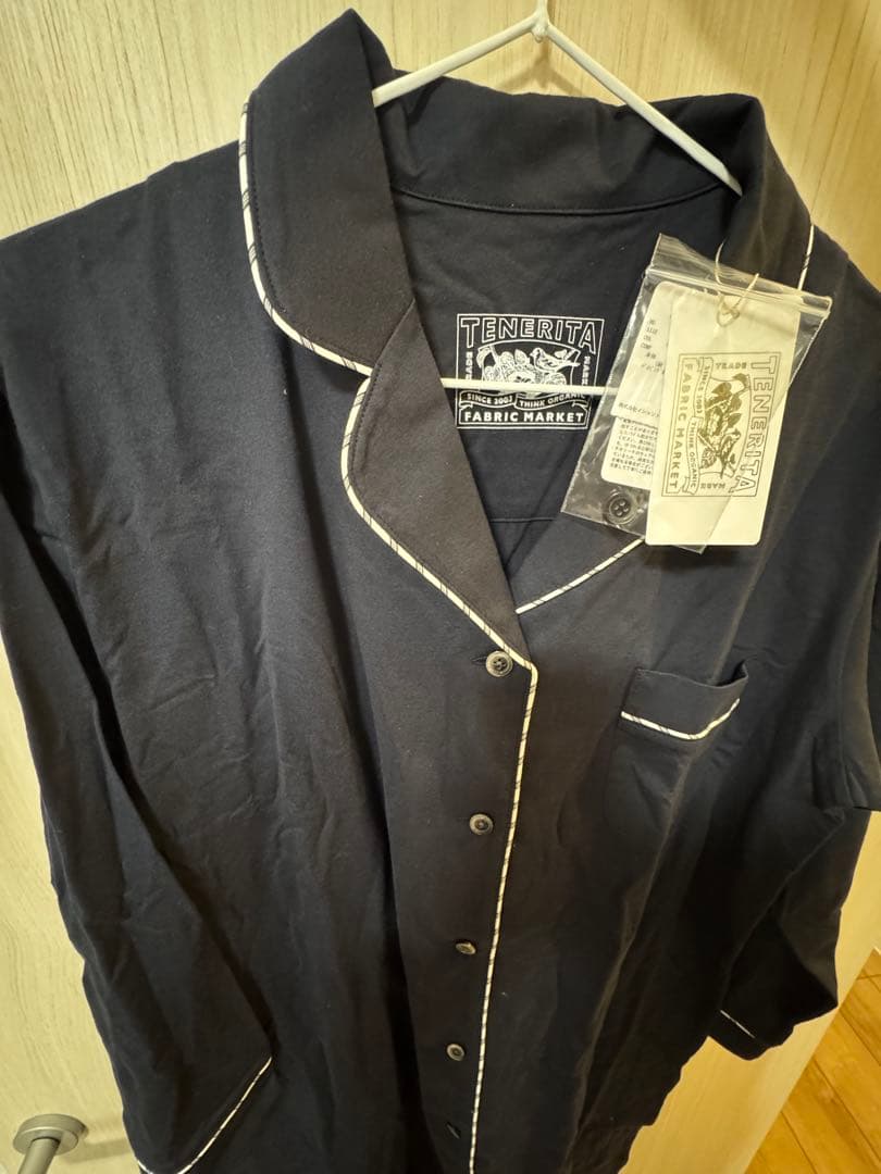 新品TENERITA オーガニックコットン プレーンジャージレディースワンピース