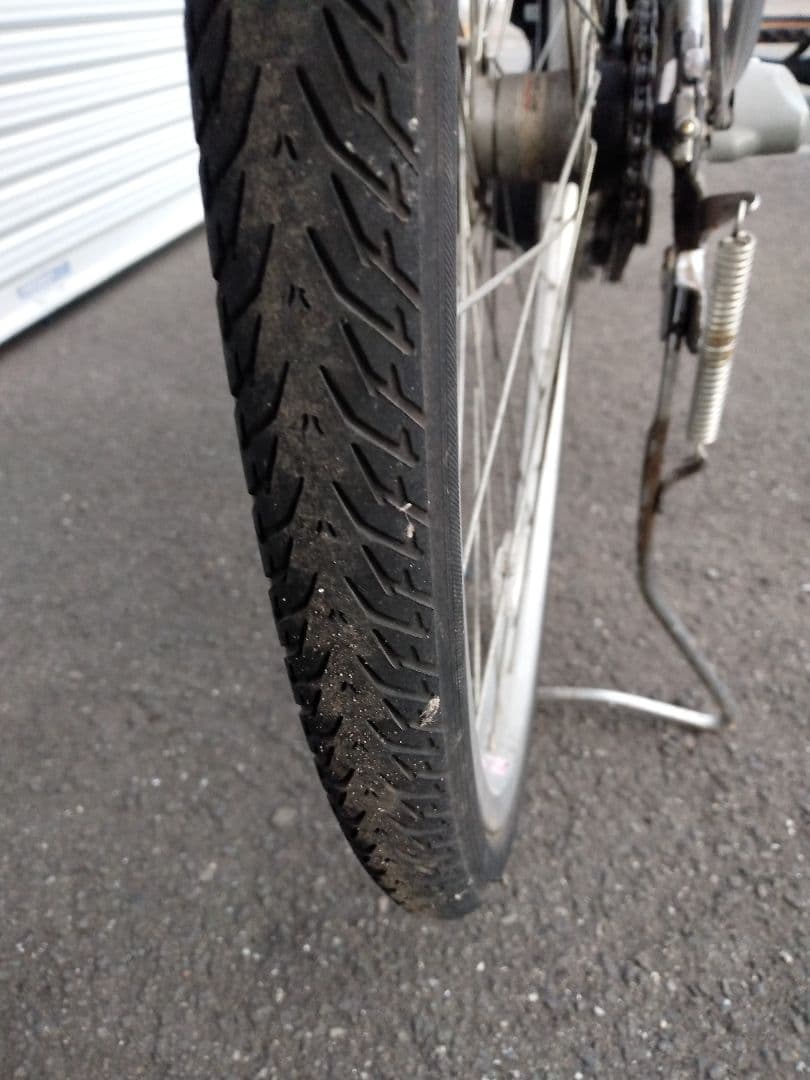 【送料込】ブリヂストン 電動アシスタベーシック自転車 グレー