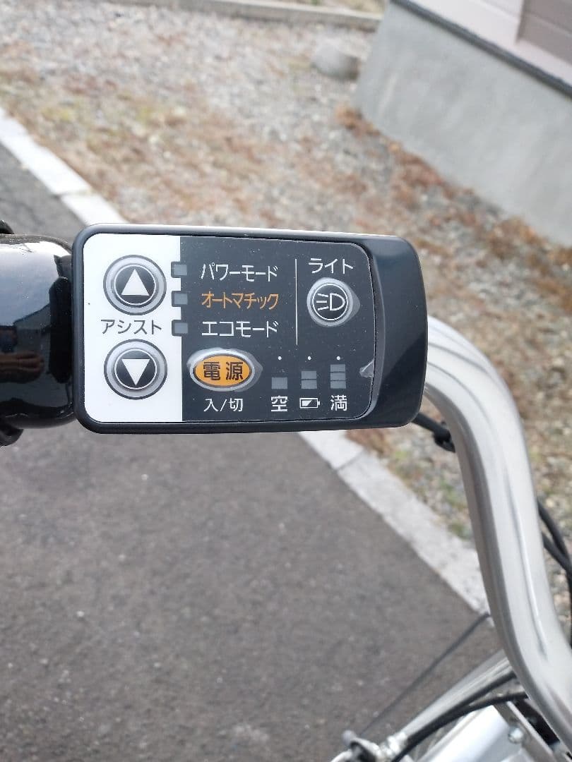 【送料込】ブリヂストン 電動アシスタベーシック自転車 グレー