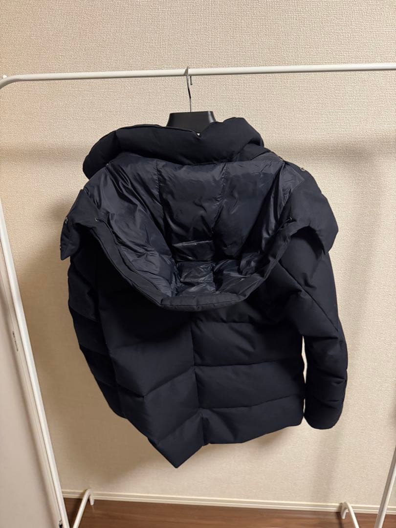 PYRENEX BELFORT ネイビー ダウンジャケット フード付き