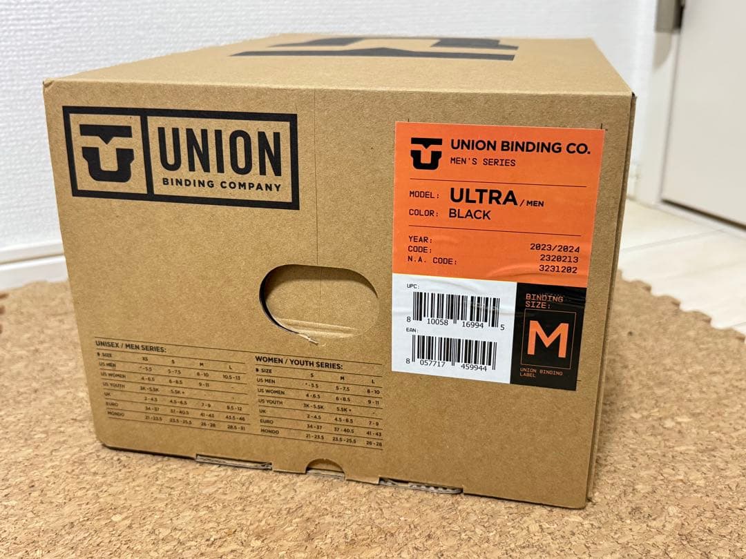 UNION ULTRA ブラック M 23-24モデル
