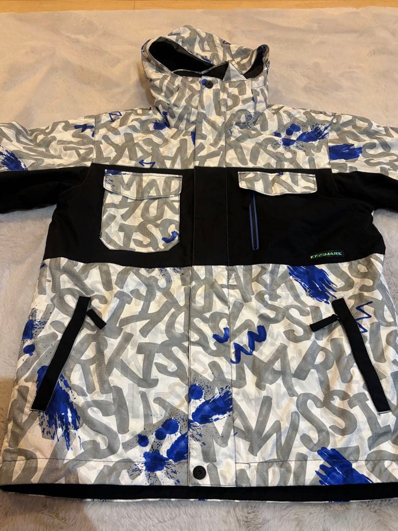 1回着！美品！キスマーク　スノボウェア　上下セット　Ｌ　kissmark