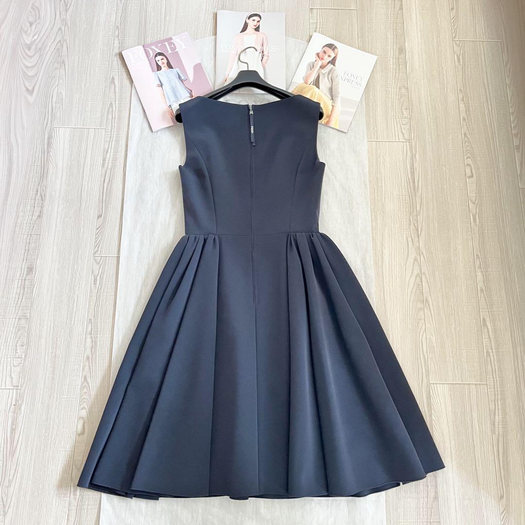 フォクシー サイドギャザーワンピース