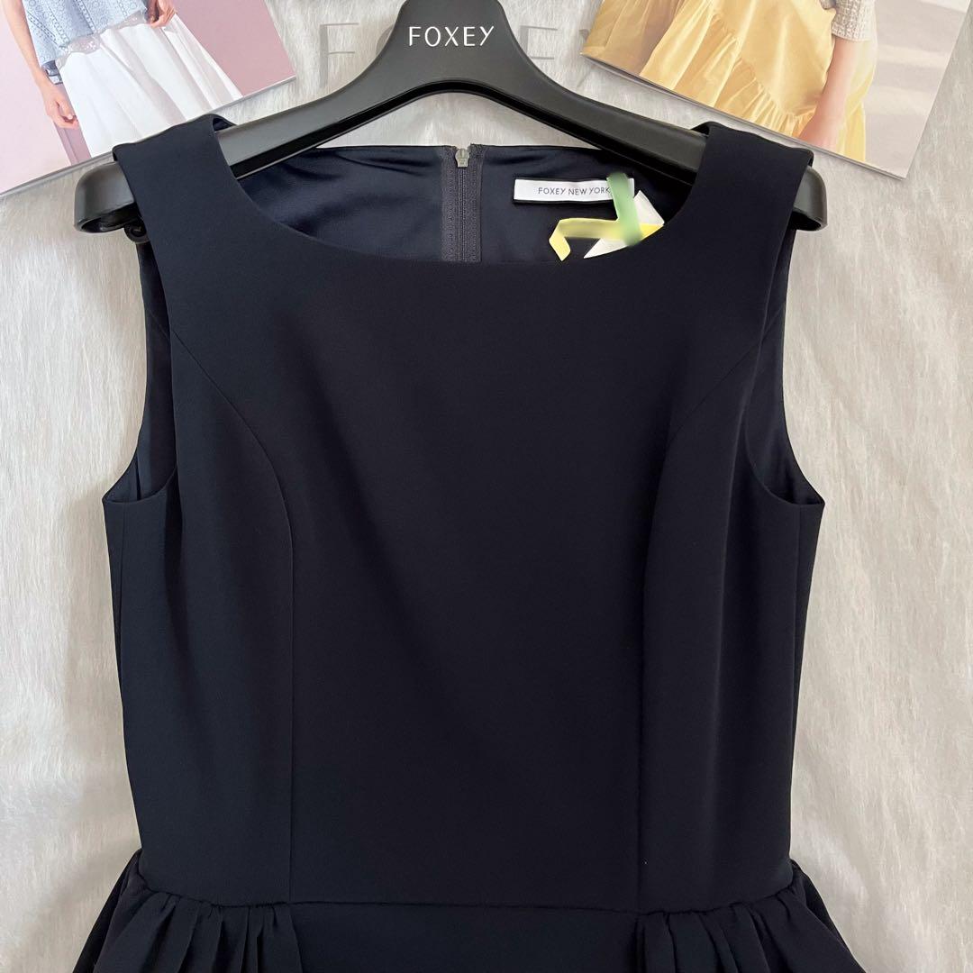 フォクシー サイドギャザーワンピース