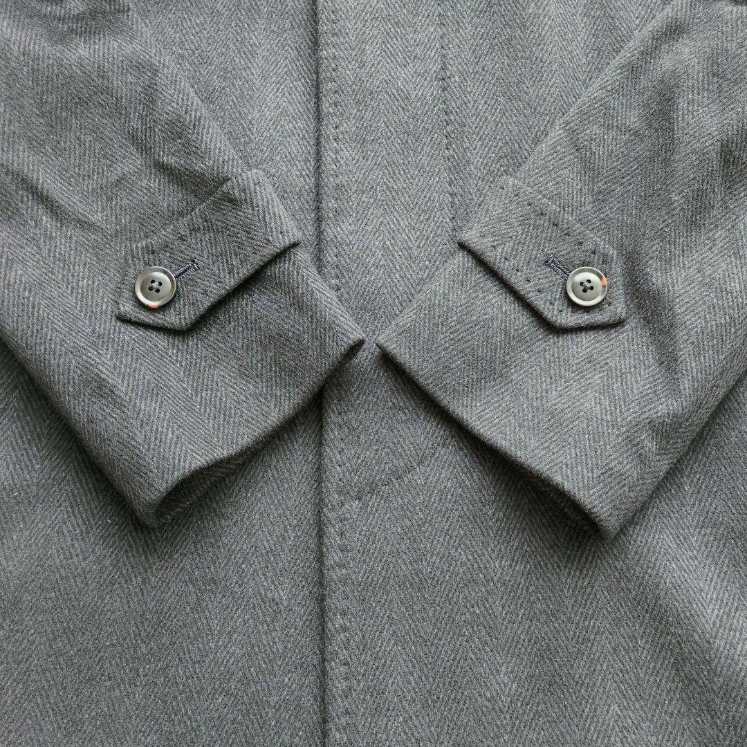 Mitsumine　カシミヤ100%　ステンカラーコート　ヘリンボーン　Mサイズ