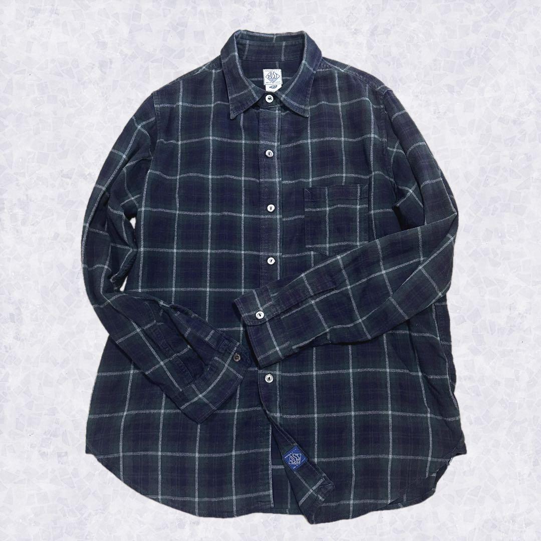 POST OVERALLS ポストオーバーオールズ ネルシャツ　ブラックウォッチ