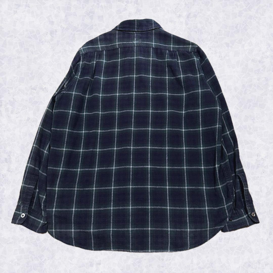 POST OVERALLS ポストオーバーオールズ ネルシャツ　ブラックウォッチ