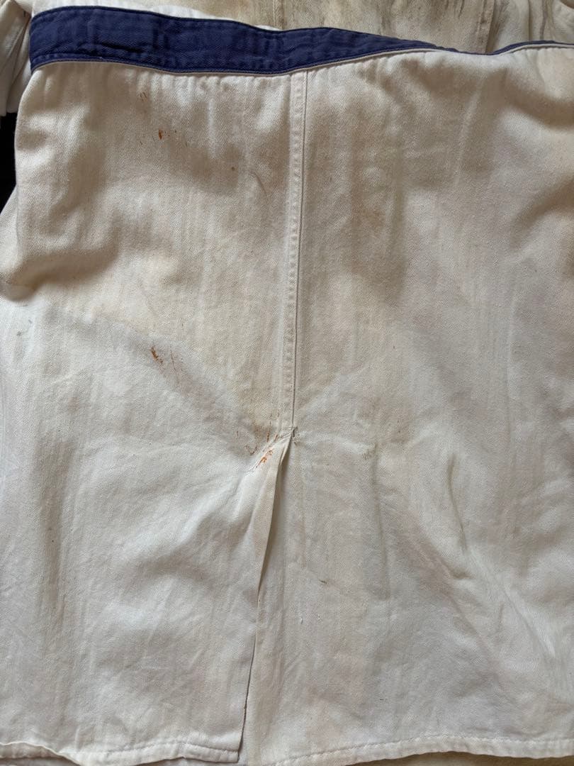 40s 50s ツートン ショップコート ビンテージ 雰囲気〇