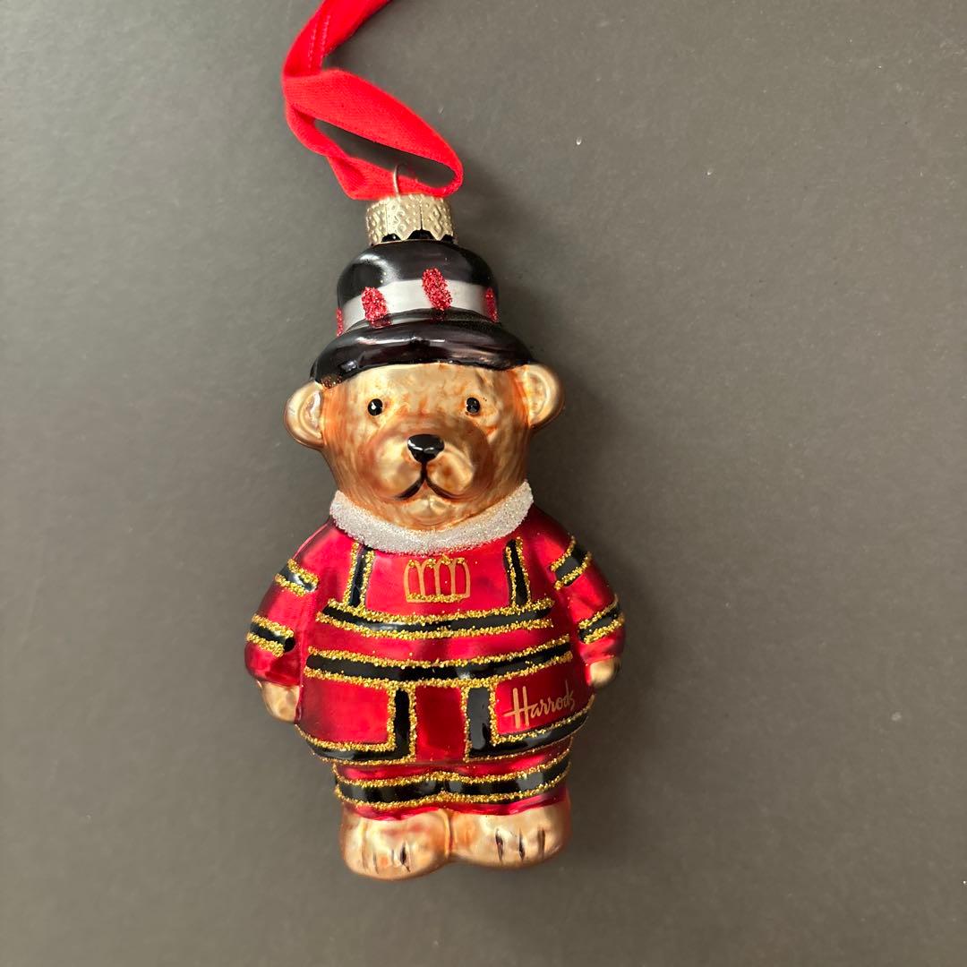 メルカリ便】 Harrods ハロッズ ガラスオーナメント4個セット - メルカリ