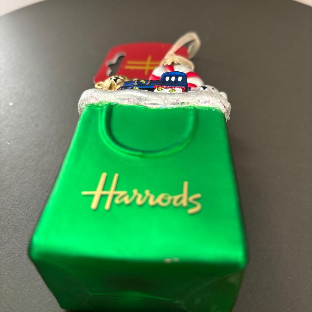 メルカリ便】 Harrods ハロッズ ガラスオーナメント4個セット - メルカリ