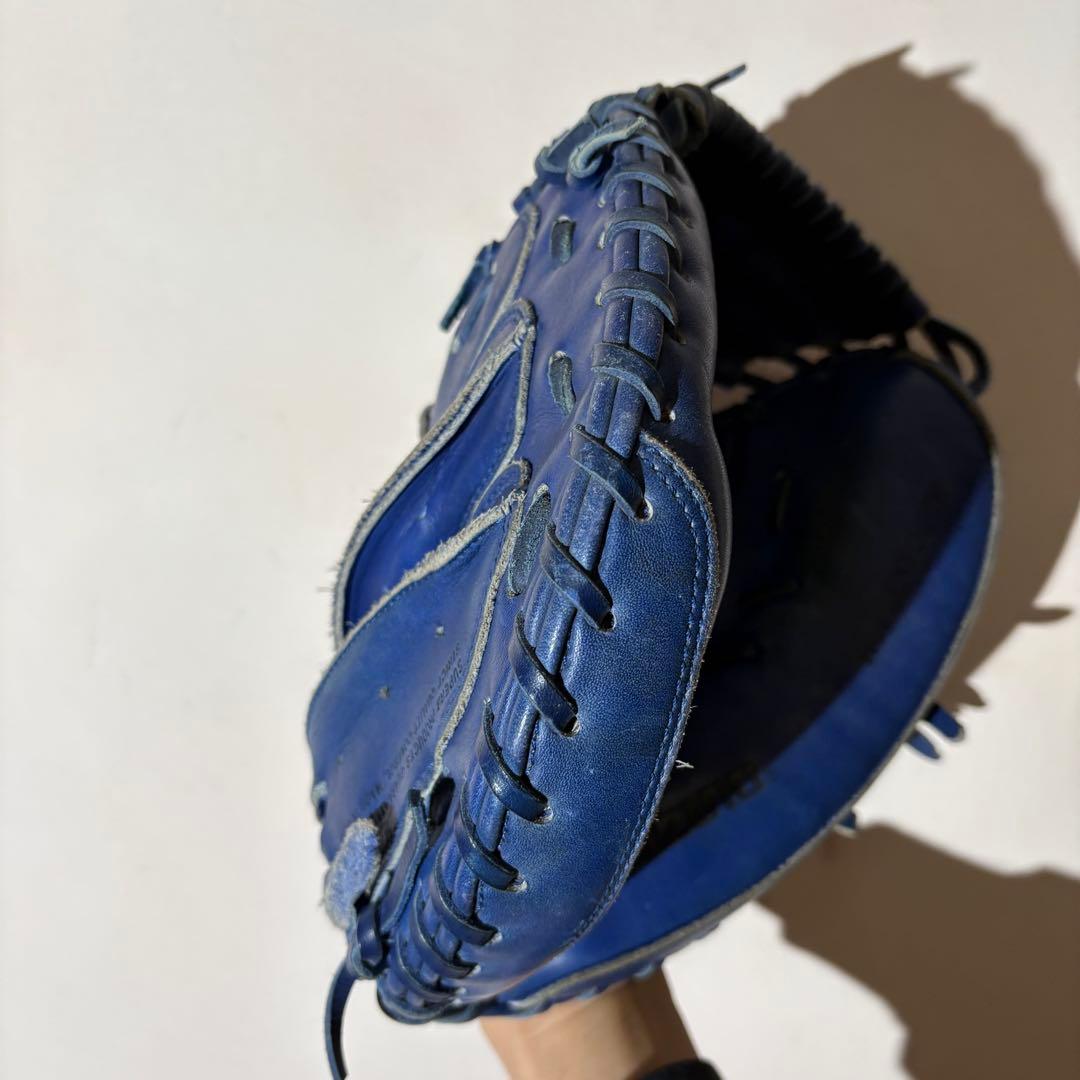 MIZUNO キャッチャーミット左投ブルー軟式ビューリーグ 一般